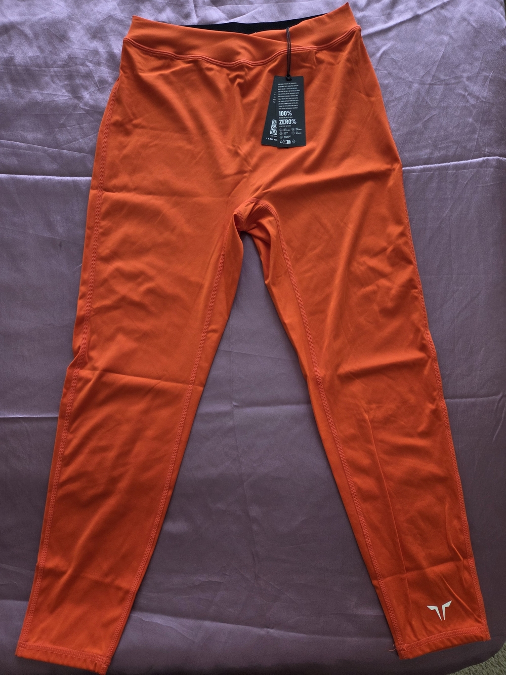 NWT Women's Squatwolf Activewear Leggins in Orange Size L